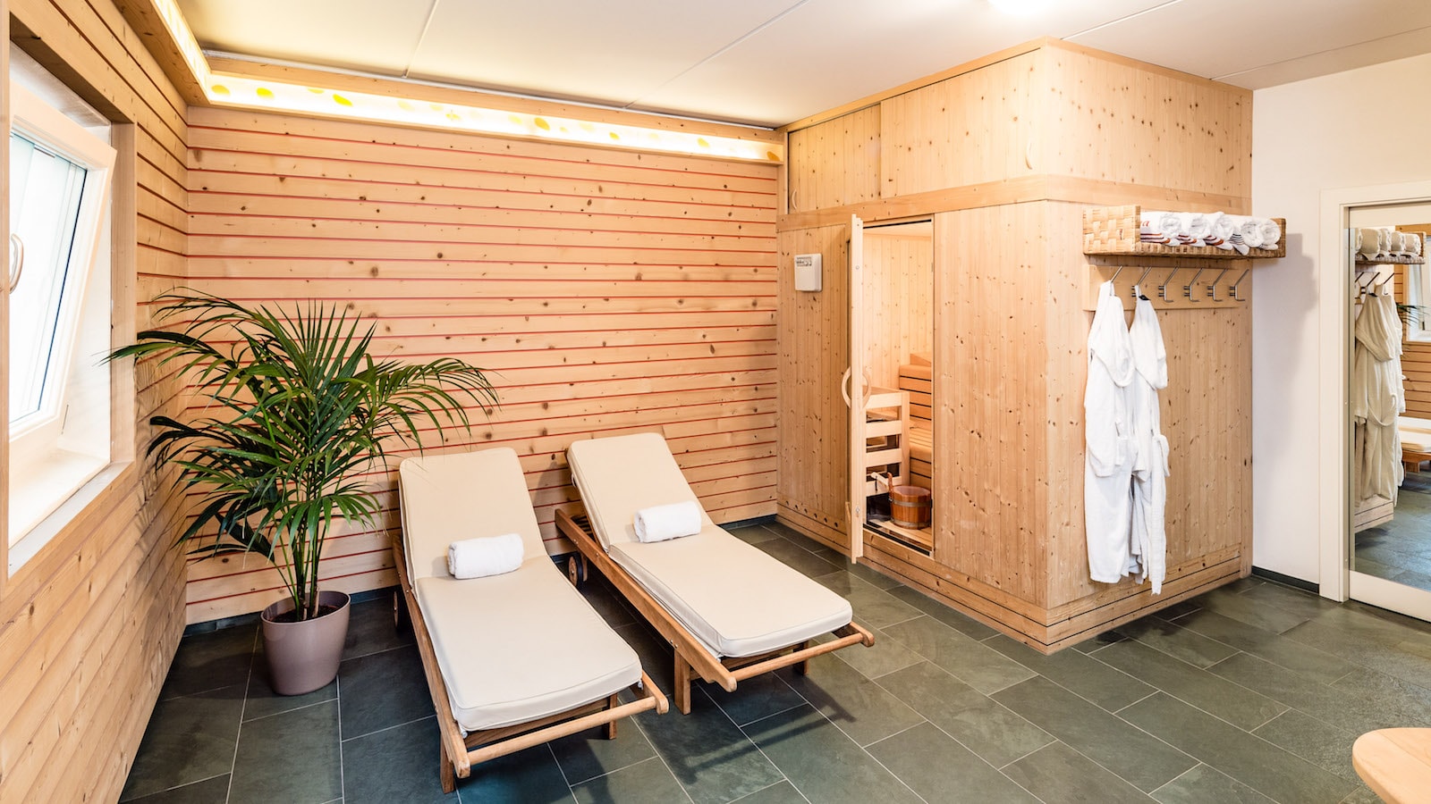 Unsere Sauna
